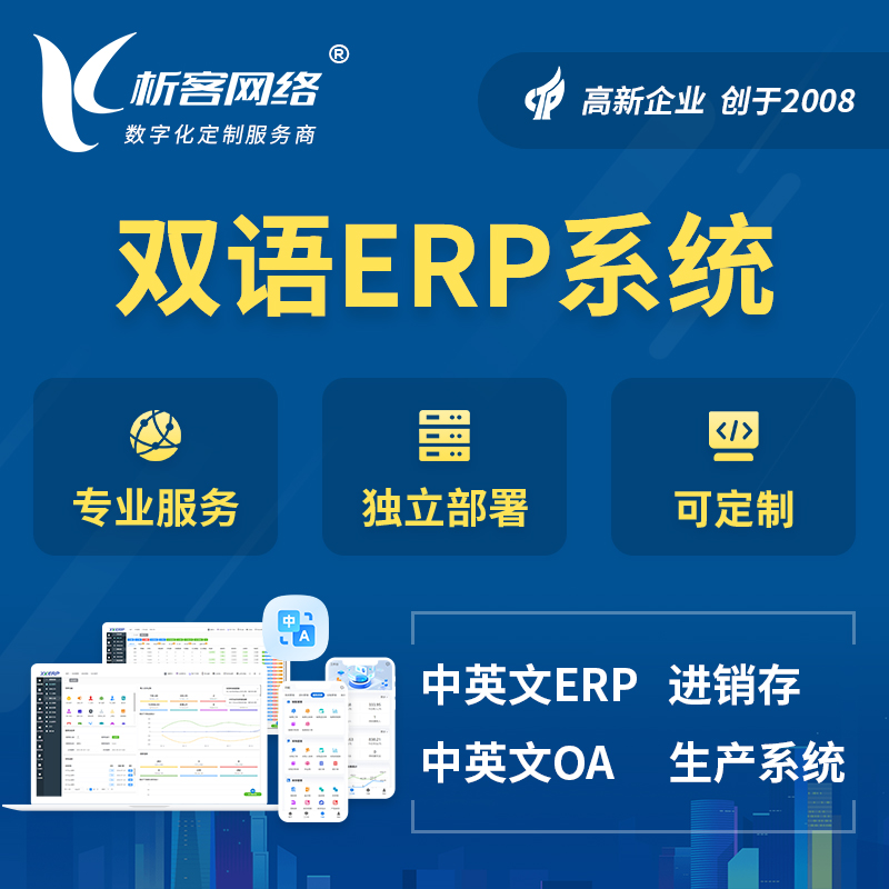 黑龙江双语ERP系统